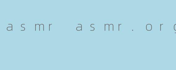 asmr asmr.org.au
